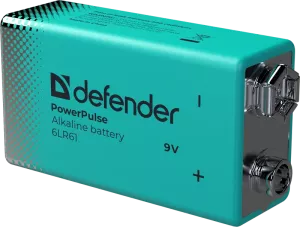 Defender - Батарейка алкалиновая 6LR61-1BL Defender - Батарейка алкалиновая 6LR61-1BL