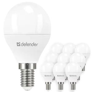 Defender - Лампочка светодиодная P45-10W-830-E14 Defender - Лампочка светодиодная P45-10W-830-E14